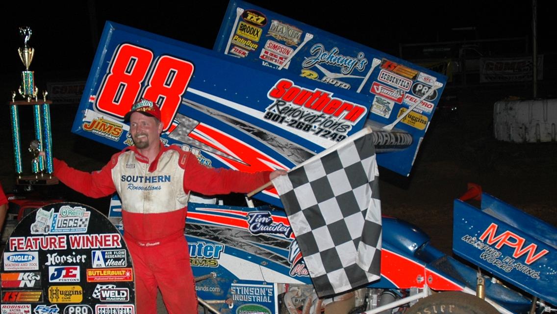 CRAWLEY CHARGES TO O&#39;REILLY USCS SPEEDWEEK ROUND SIX WIN AT NORTH ALABAMA