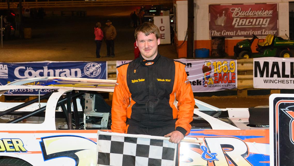 DYLAN YODER POSTS FIRST EVER HAGERSTOWN LATE MODEL VICTORY