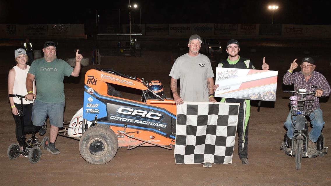 Norbury and Witherow Win Salute to Indy Opening Night at Adobe Mountain!
