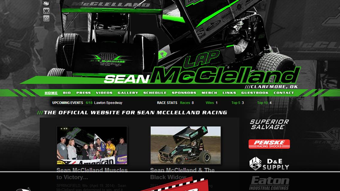 Driver Websites Develops Veteran Website for Sean McClelland