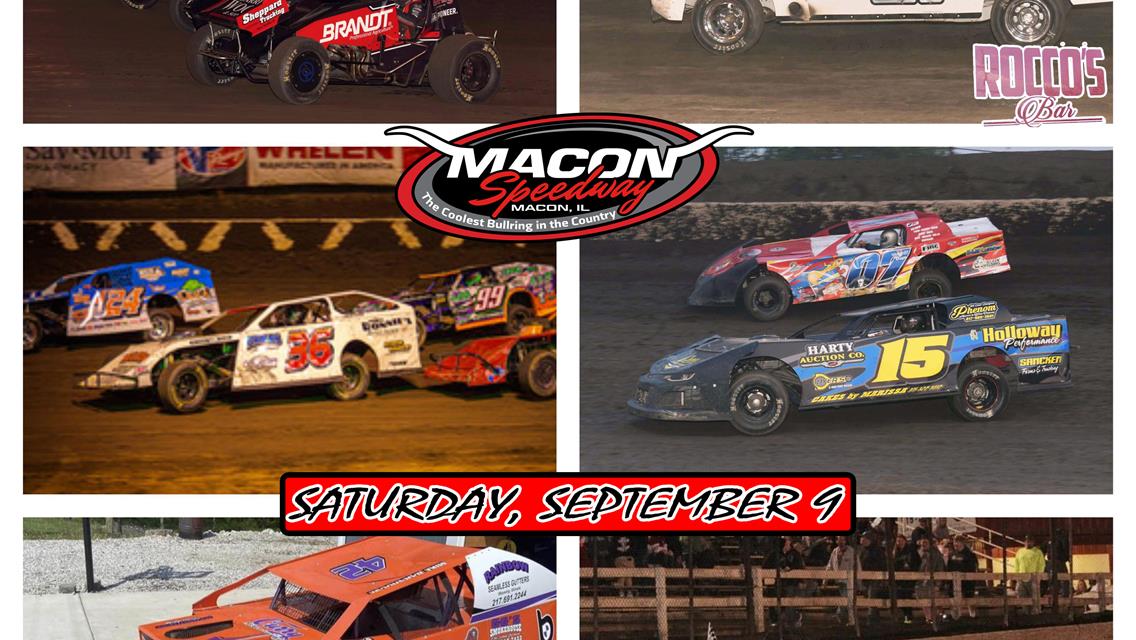 SATURDAY, SEPT 9, 2023 DETAILED INFO FOR MOWA SPRINT CARS