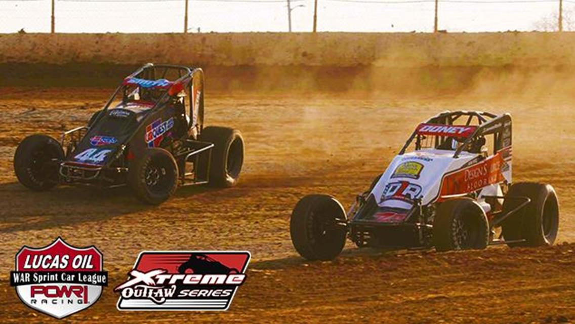 Xtreme Outlaw Sprint  and POWRi WAR Sprint League Information