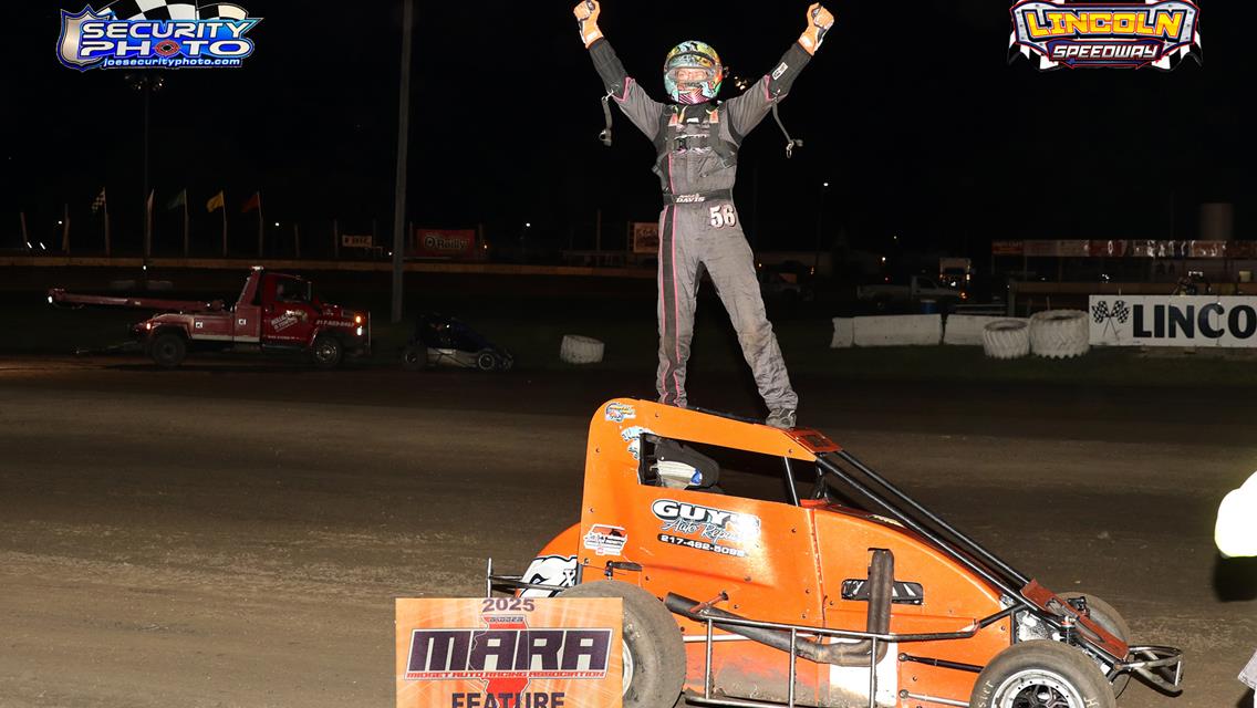 Mitchell Davis Wins Again in MARA Action at Lincoln Speedway