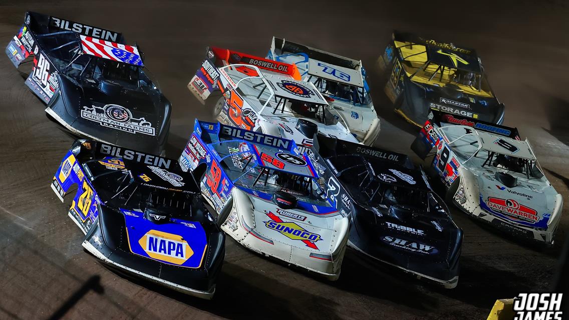 Volusia Speedway Park (Barberville, FL) – DIRTcar Nationals – February 10th-15th, 2025. (Josh James Artwork)