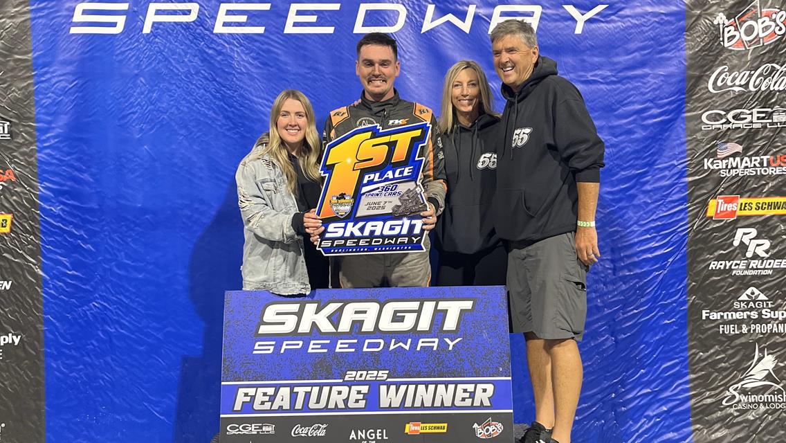 Starks Repeats Late-Race Heroics for Another Win at Skagit Speedway