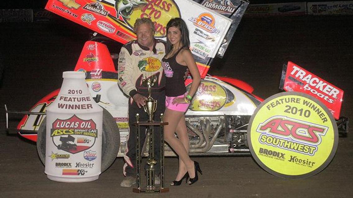 Kinser Prevails in Classic Lucas Oil ASCS Duel at Southern New Mexico Speedway!