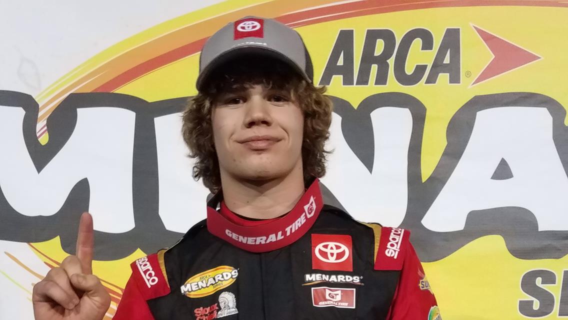 15 Year old Max Reaves Wins ARCA 150
