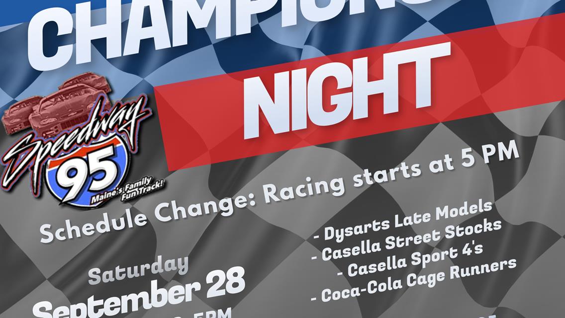 Saturday Championship Night