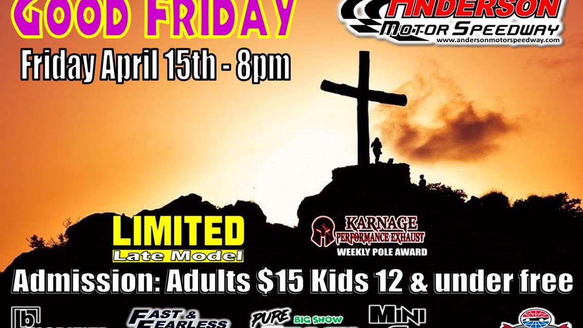 NEXT EVENT: Good Friday at AMS Friday April 15th 8pm