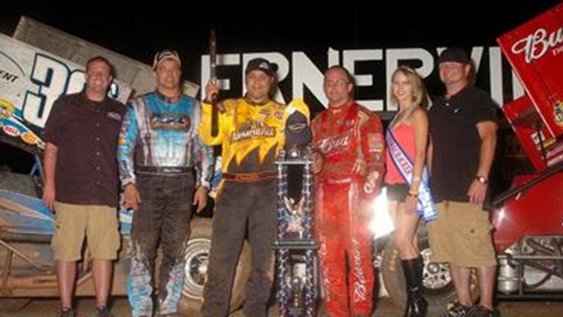 Lance Dewease &amp; Joey Saldana Split Twin 30’s While Donny Schatz Claims Overall Don Martin Memorial Silver Cup Title