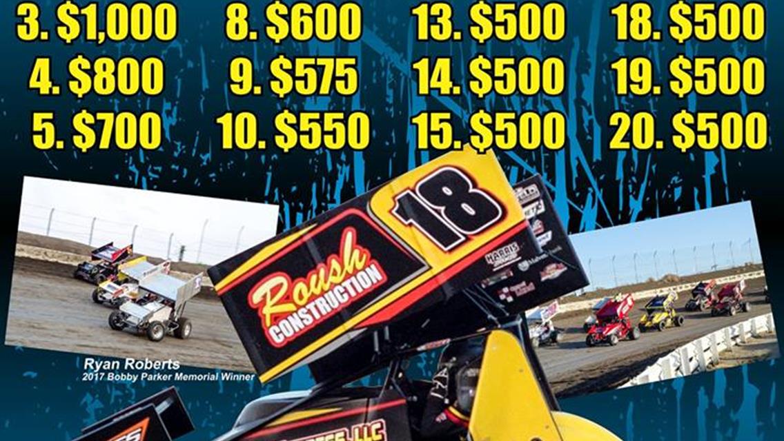 Pre registration for Bobby Parker memorial