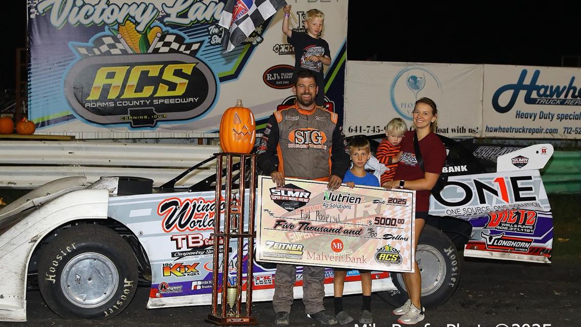 Adams County Speedway (Corning, IA) – Malvern Bank East &amp; West Series – Pumpkin Dash – October 4th, 2025. (Mike Ruefer photo)