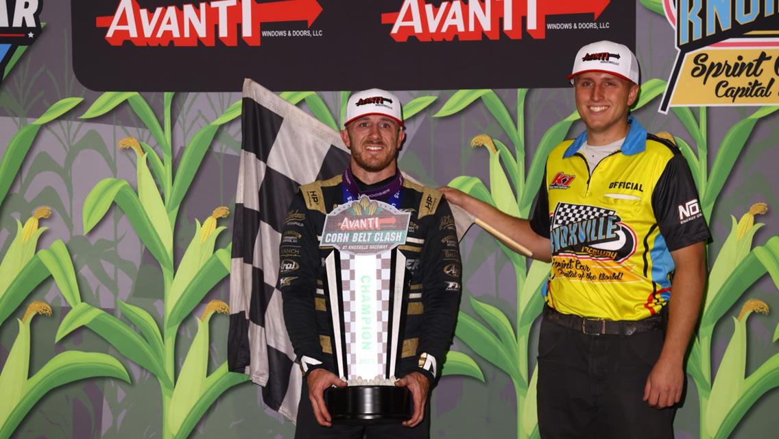 Kevin Thomas Jr Victorious Night Two with POWRi WAR-USAC National Sprints at Knoxville Raceway