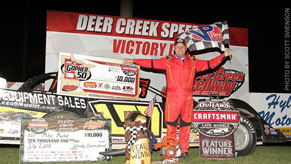 Marlar dominates WOO Late Models at Deer Creek Speedway