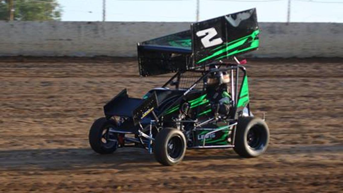 Kyle Lewis WINs POWRi Midwest Lightning Sprint Opener