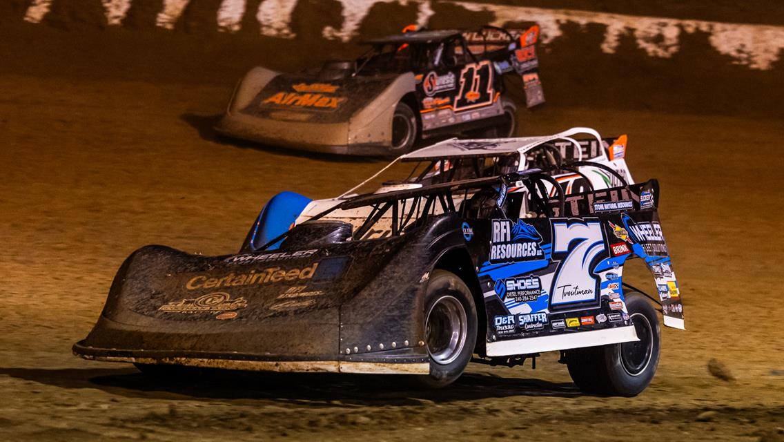 Florence Speedway (Walton, KY) – Lucas Oil Late Model Dirt Series – North/South 100 – August 8th-10th, 2024. (Heath Lawson Photo)