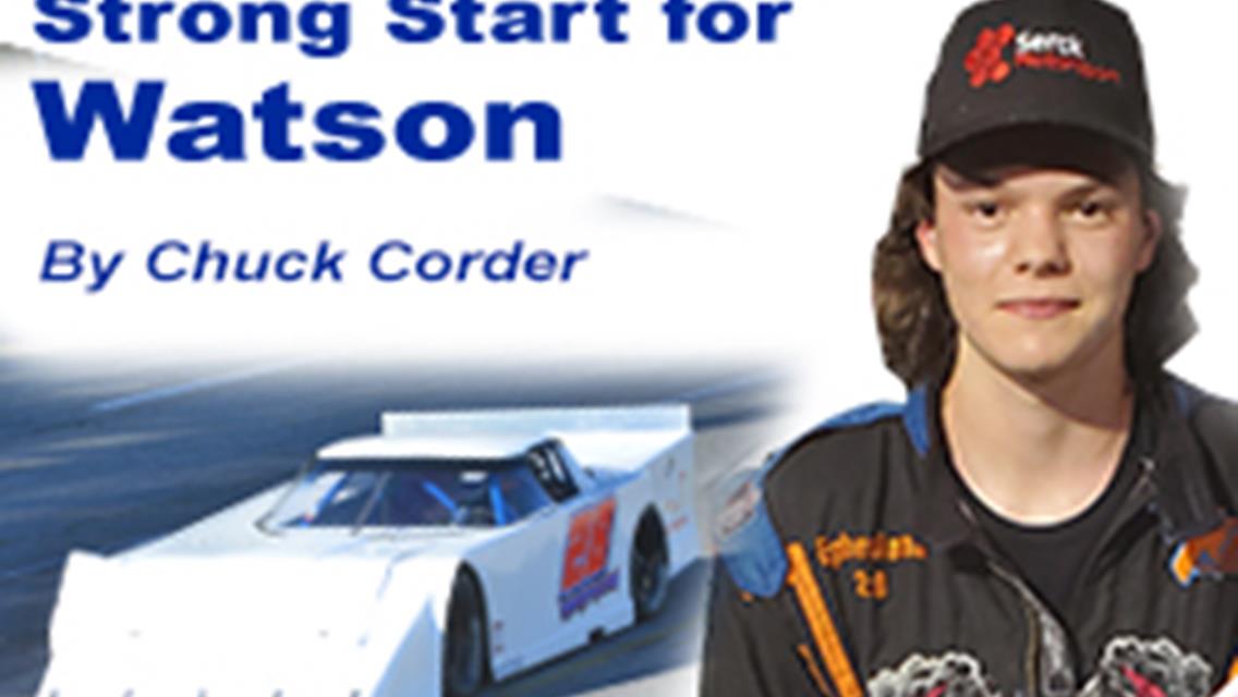 Watson Managing Full Plate, Looks for Second Outlaws Win in as Many Races on Friday Night.