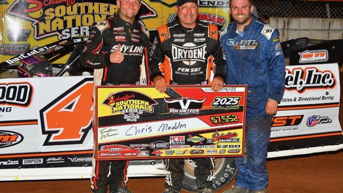 Volunteer Speedway (Bulls Gap, TN) – Schaeffer&#39;s Oil Southern Nationals Series – Scott Sexton Memorial – July 14th, 2025. (Michael Moats photo)