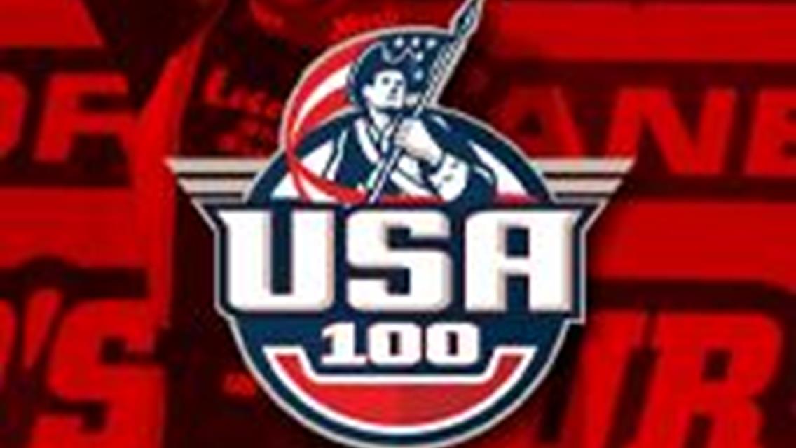 Speedway to host the 43rd Annual USA 100 Saturday, June 15th