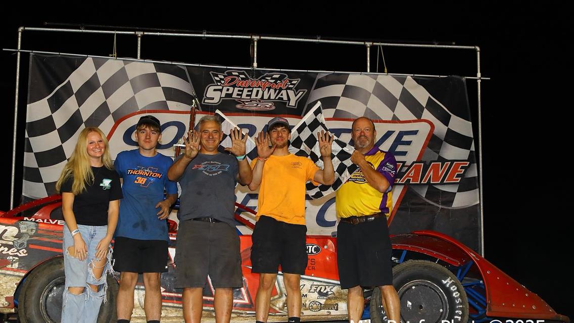 Davenport Speedway (Davenport, IA) – Dirt Stars – Greg Durbin Memorial – September 26th-27th, 2025. (Mike Ruefer photo)