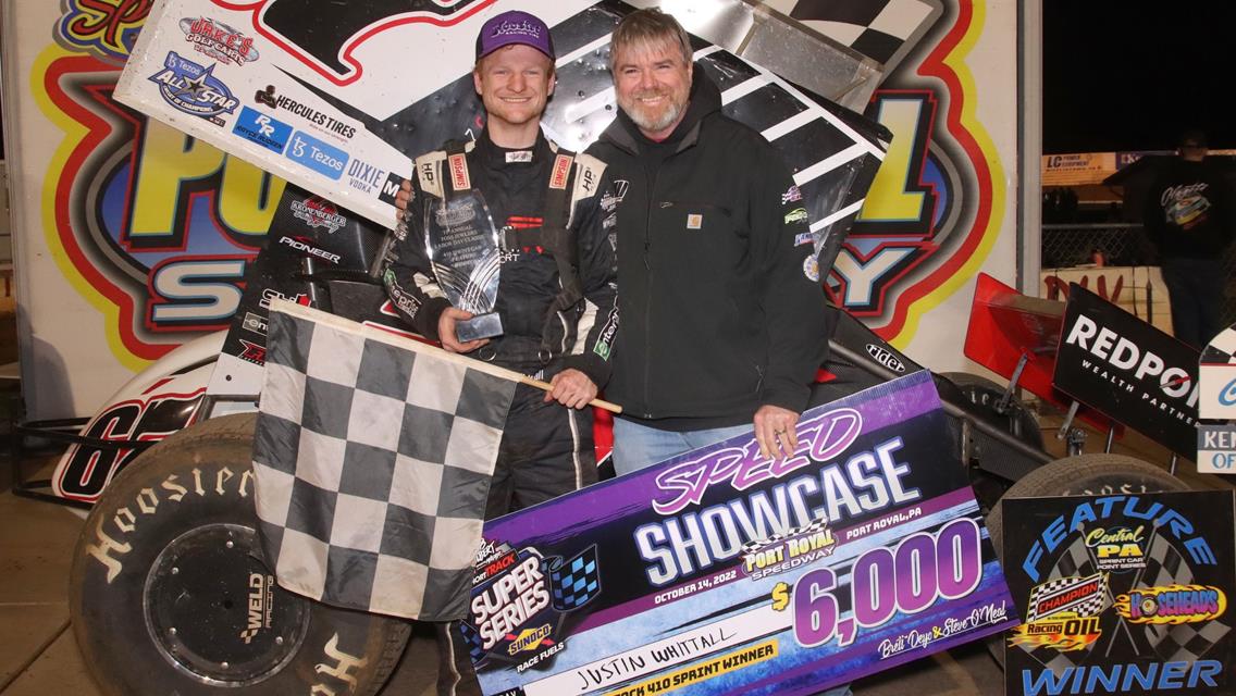 Justin Whittall breaks through for first-ever Port Royal Speedway 410 triumph