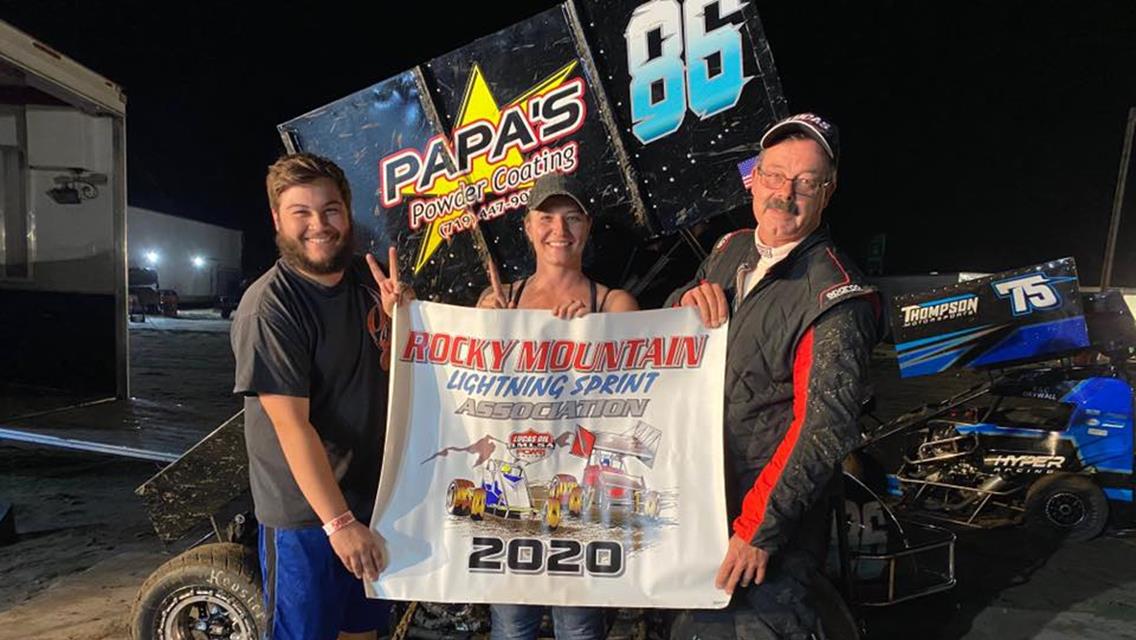 Jenn Woods Wins First Rocky Mountain Lightning Sprint Feature of the Season