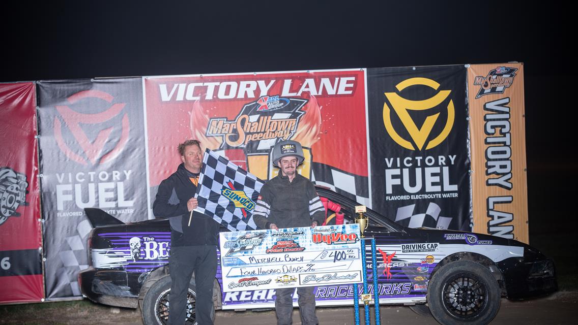 Marshalltown Speedway Frostbuster wins to Berry, Murty, Carter, Graham, and Bunch