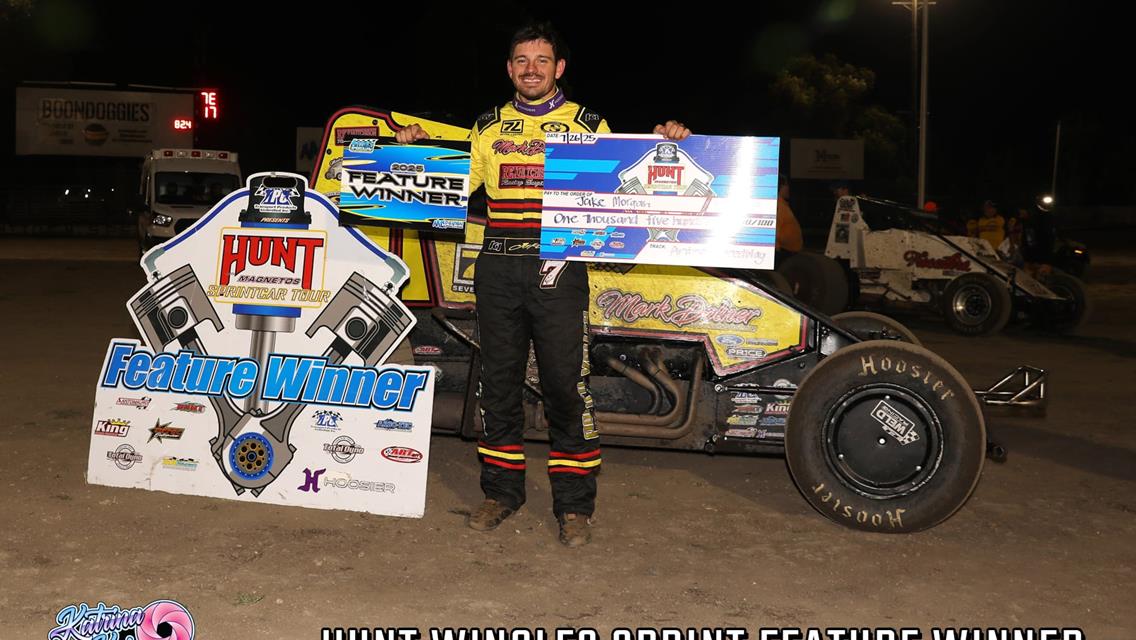 Morgan Wins Hunt Series, Baugh Wins Hobby Stock Thriller At Antioch Speedway
