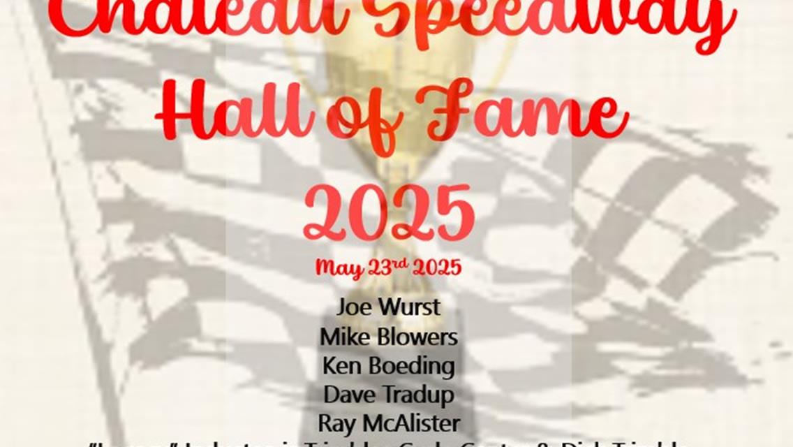 Chateau Speedway Hall of Fame announces Class of Inductees for 2025