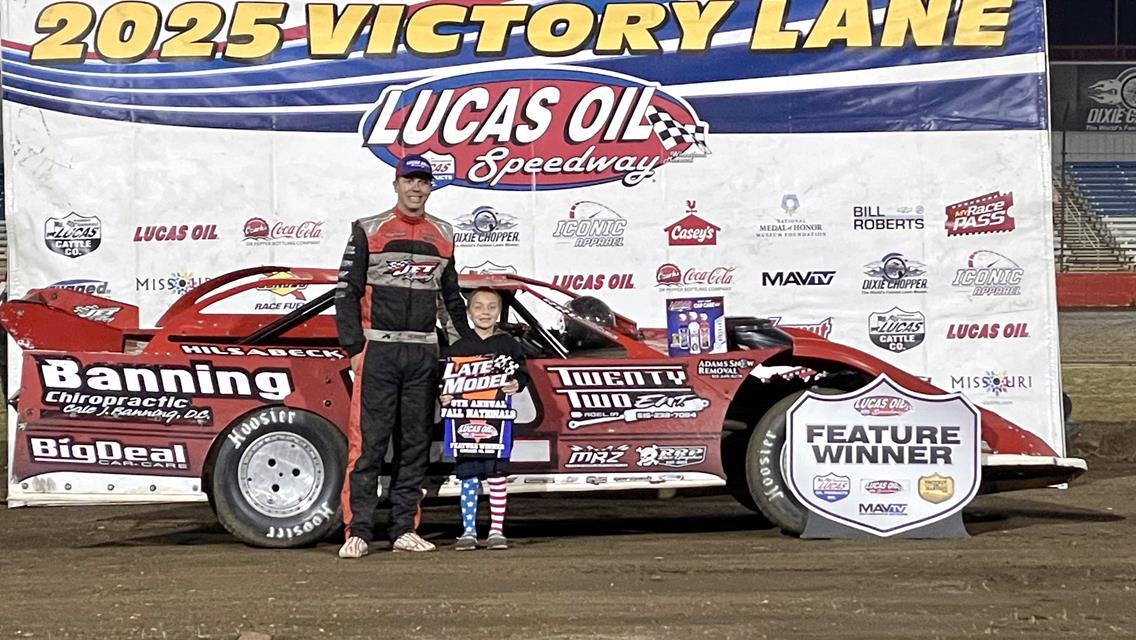 Hilsabeck breaks through at Lucas Oil Speedway with Late Model Fall Nationals triumph