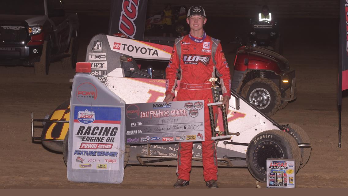 Daison Pursley Takes Night Two of Illiana Showdown at Charleston Speedway