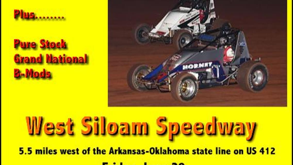 OCRS Non-Wing Sprint Cars At West Siloam Speedway Friday