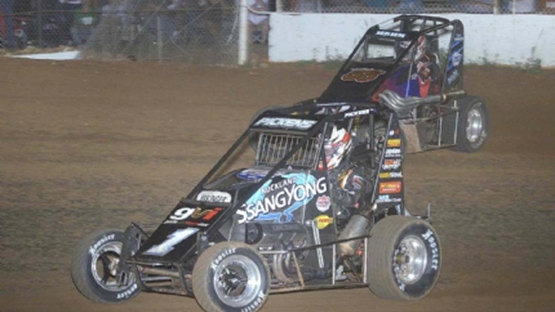 Pickens Takes 4th Straight Victory in POWRi National Midgets at Springfield