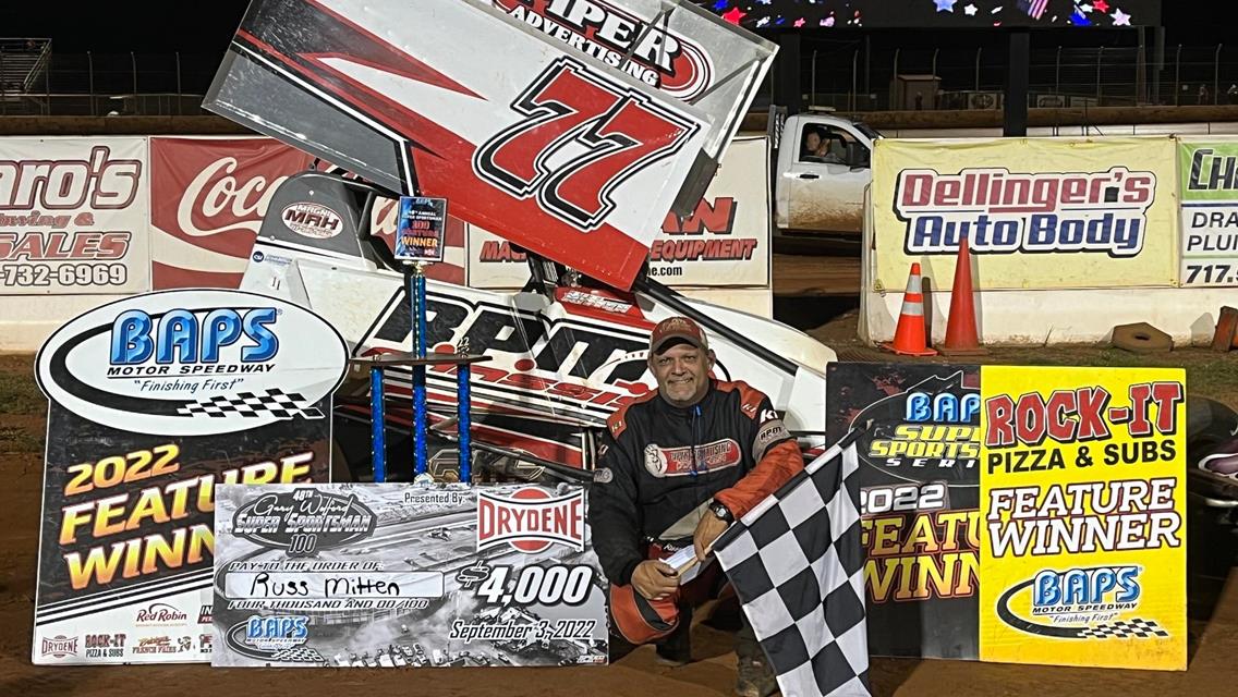 Russ Mitten Claims Sportsman 100 Victory at BAPS
