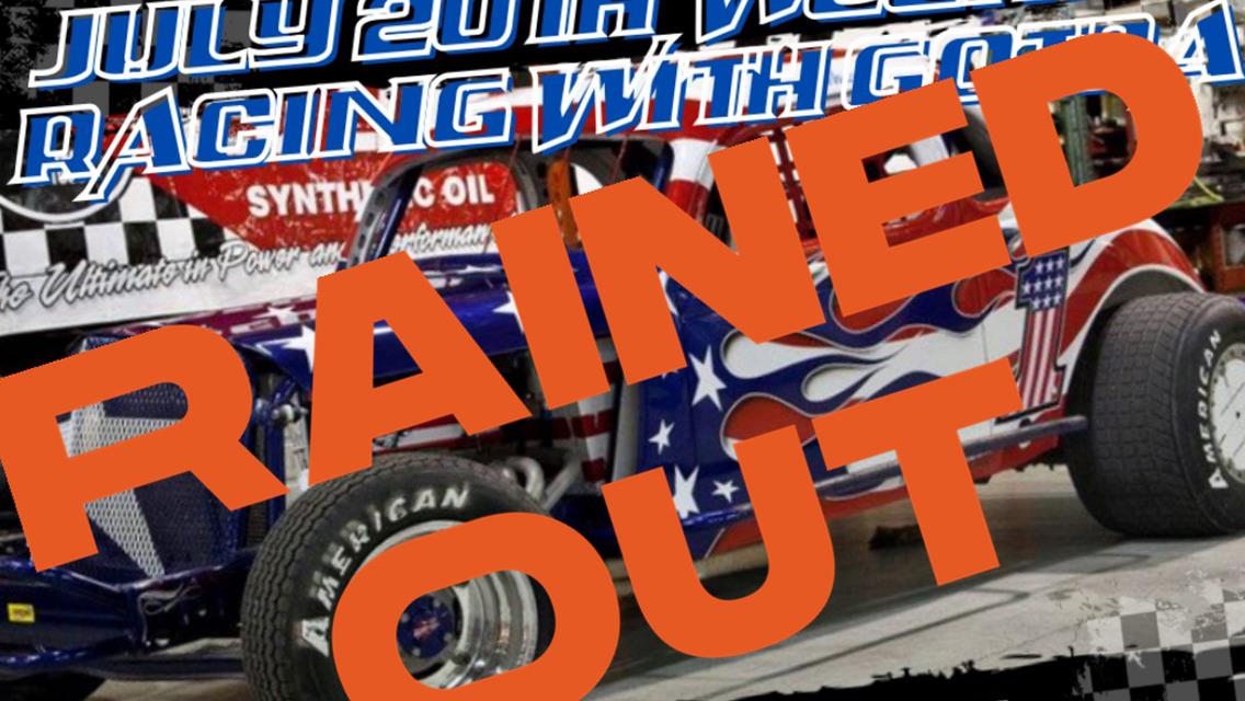 July 20th races rained out