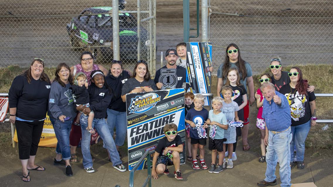 Strange, Kuntz, Brookshire, and Miles find victory at Grays Harbor Raceway
