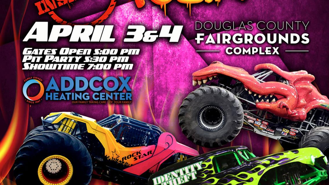 Monster Trucks Are Coming To The Douglas County Fairgrounds April 3 &amp; 4
