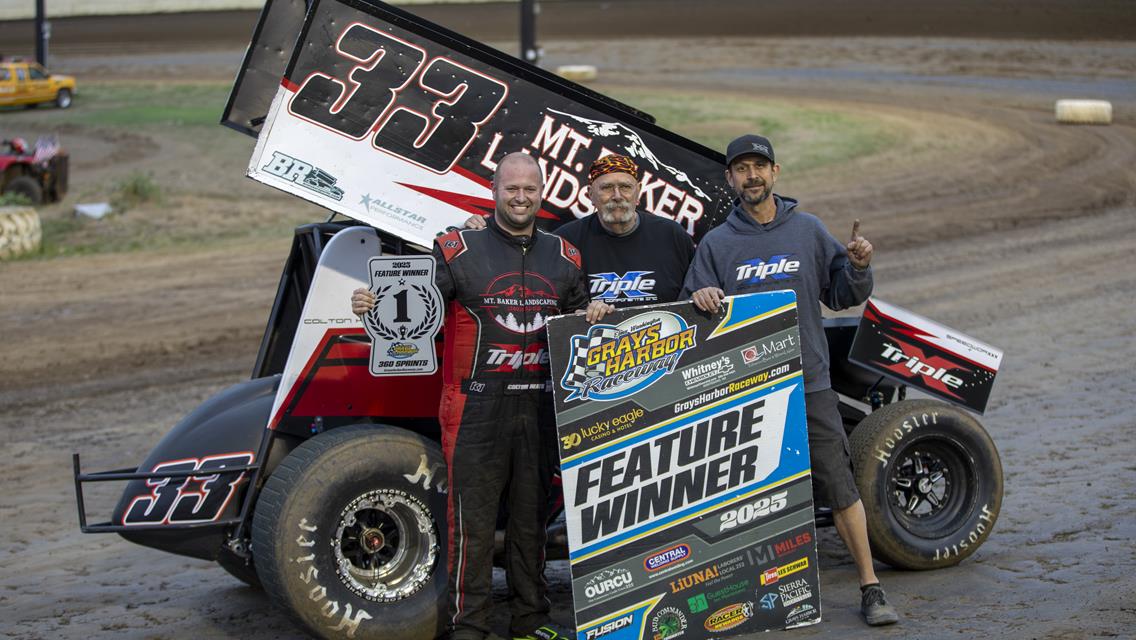 Colton Heath, Craig Moore, and Levi Harless win Sunday at Grays Harbor Raceway