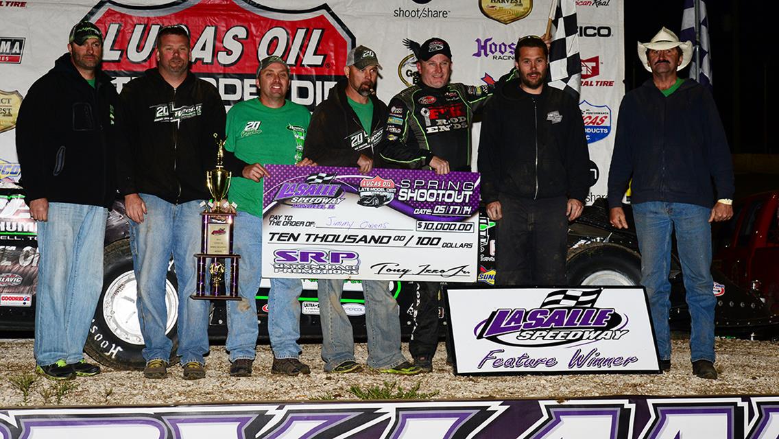 Jimmy Owens Earns First Win of the Season at LaSalle Speedway