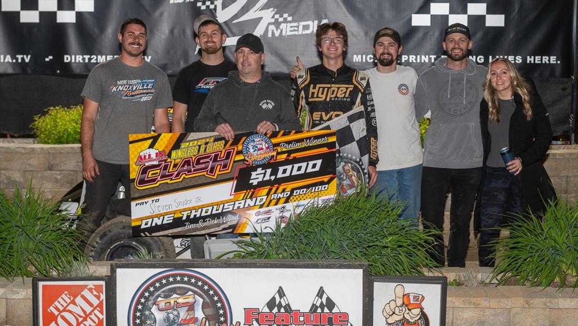 Steven Snyder, Jr. Snatches Wingless A-Class Clash Prelim Victory at US 24 Speedway!