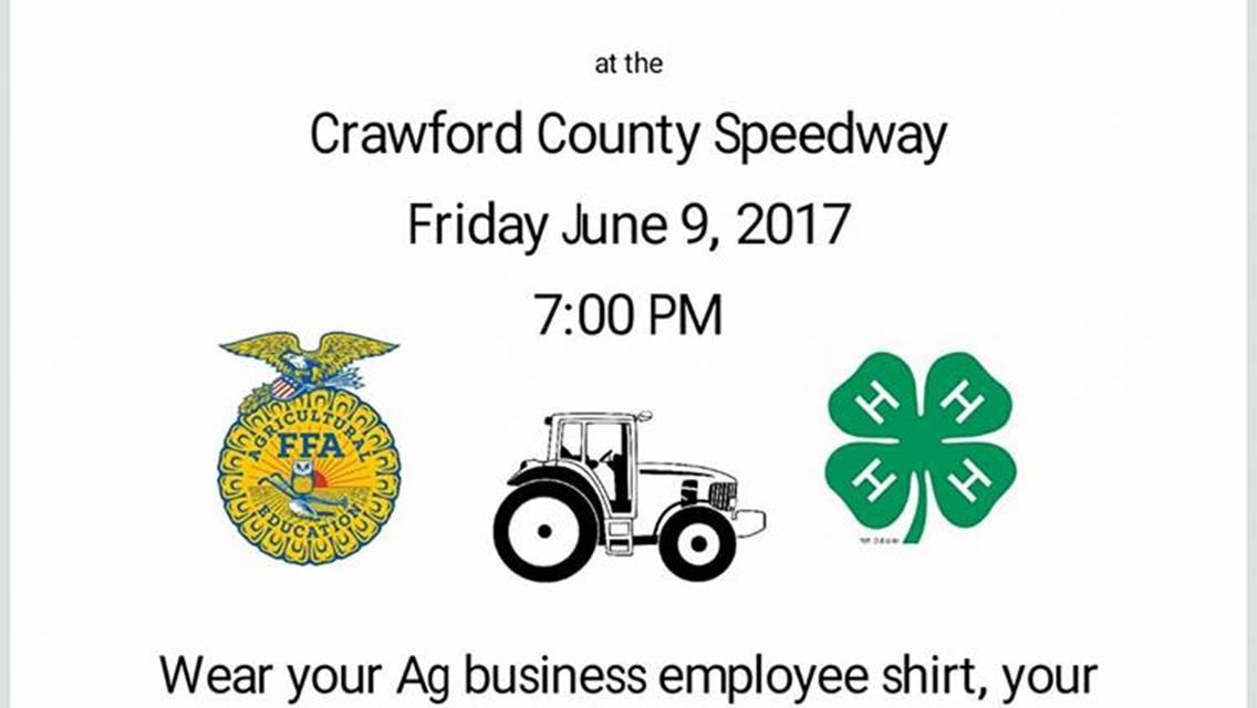 AG Night at The Crawford County Speedway 06/09/17
