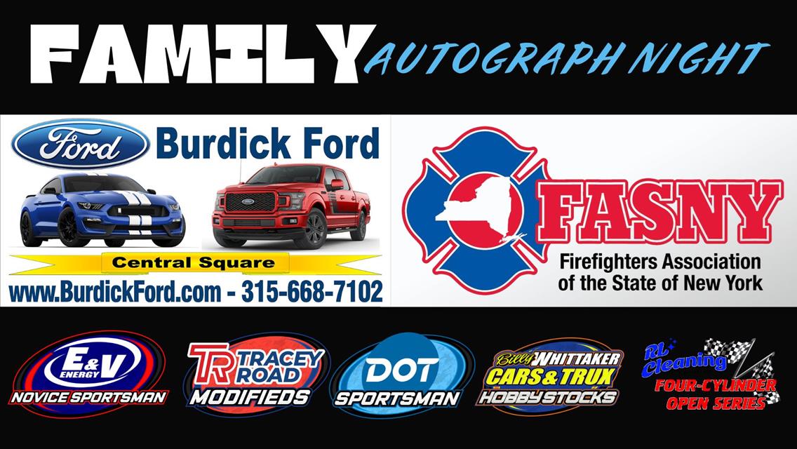 Burdick Ford and The Firefighters Association of the State of New York (FASNY) Present Family Autograph Night
