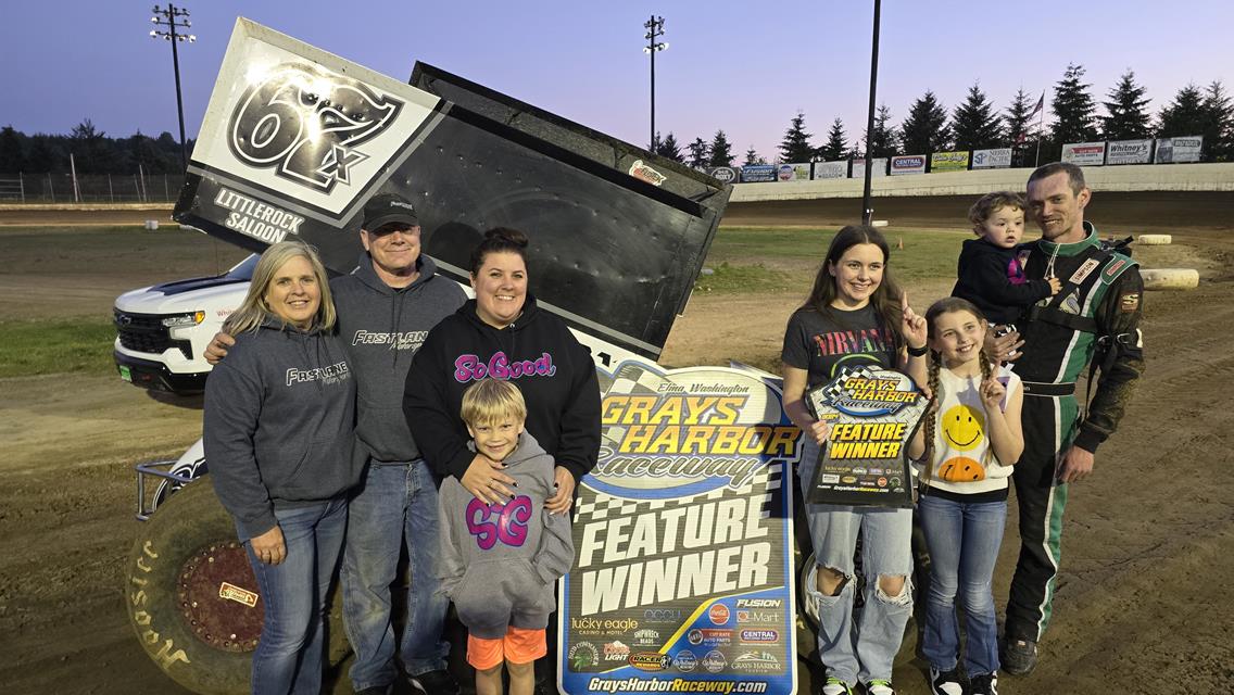 Back to Racing wiith Hartman, Kerrigan, Brookshire, Harding winning at Grays Harbor Raceway