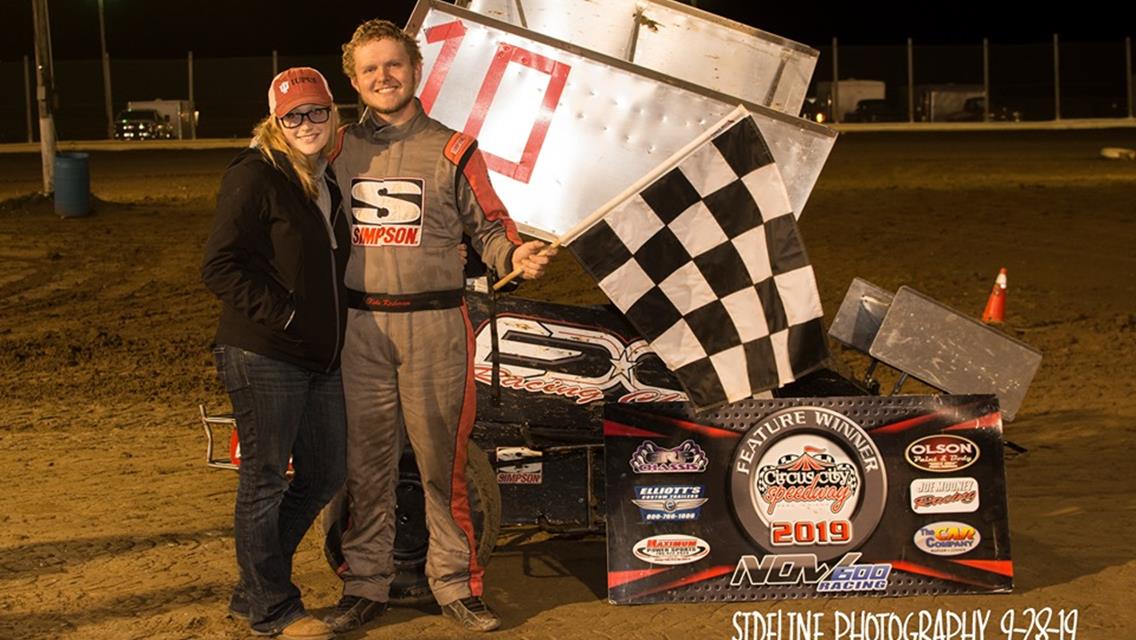 Kirkman, Franklin, Ohara, Culp, Mitchell and Partridge Score Season Championship Night Wins at Circus City Speedway