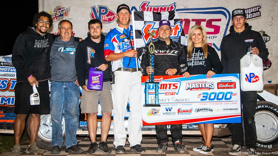 Rodney Sanders goes 2-for-3 in Masters at Cedar Lake
