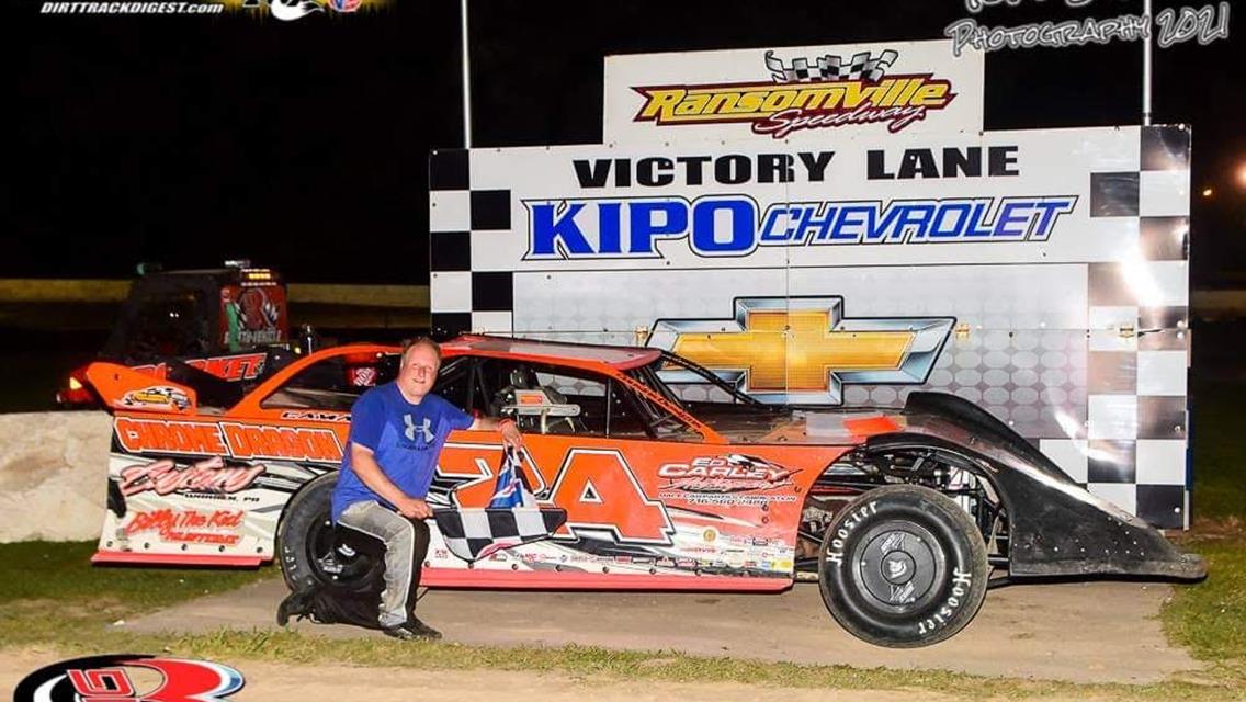 Mat Williamson Wins 5th Modified Feature of Season at Ransomville; Paul Grigsby Claims RUSH Late Model Victory