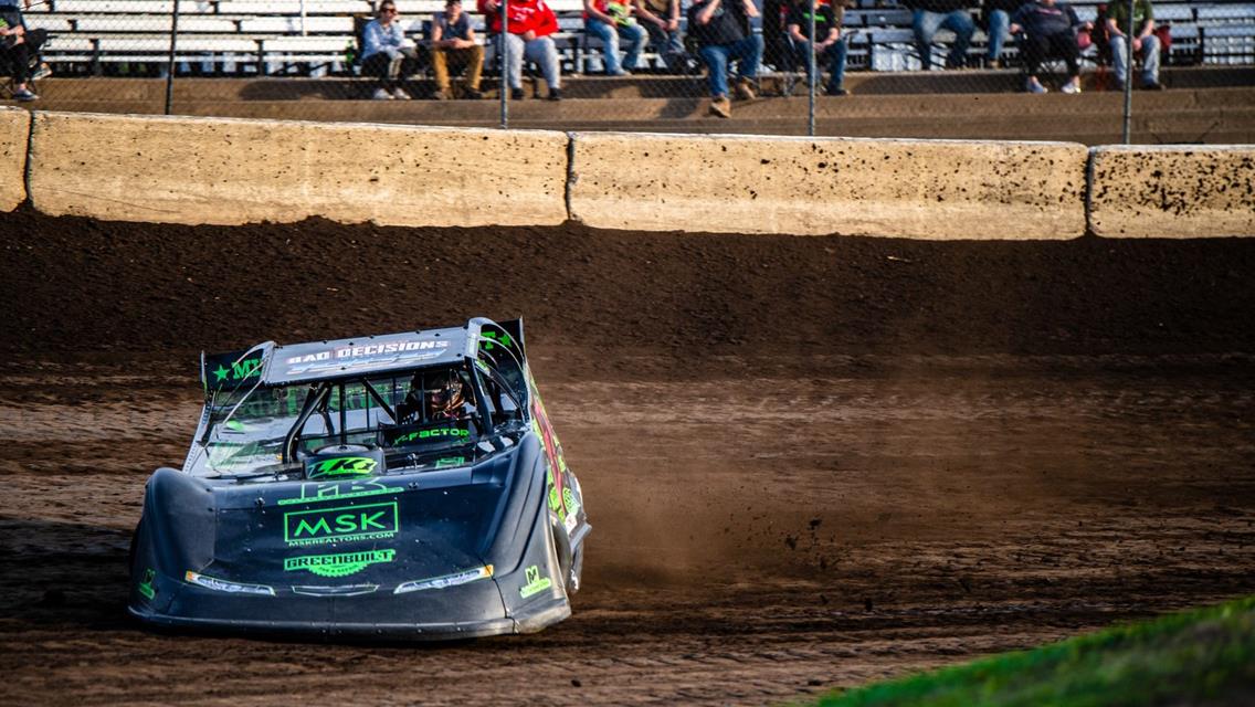 Mississippi Thunder Speedway (Fountain City, WI) – World of Outlaws Case Late Model Series – Dairyland Showdown – May 4th-6th, 2023. (Black Flag Photography)