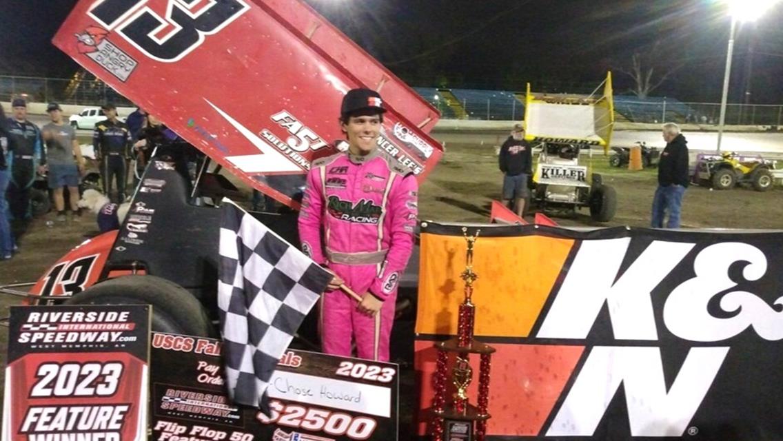 ZANE DeVAULT AND CHASE HOWARD TAKE USCS FLIP FLOP 50 WINS AT THE DITCH on SATURDAY