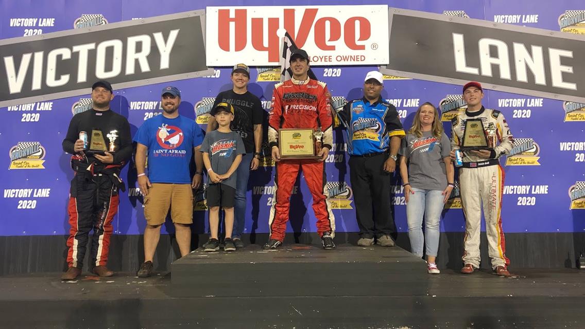 Aaron Reutzel is a First-time Winner at Knoxville Raceway