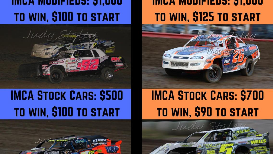 Big Paydays Await All Classes at US 36 Raceway, Friday, September 4